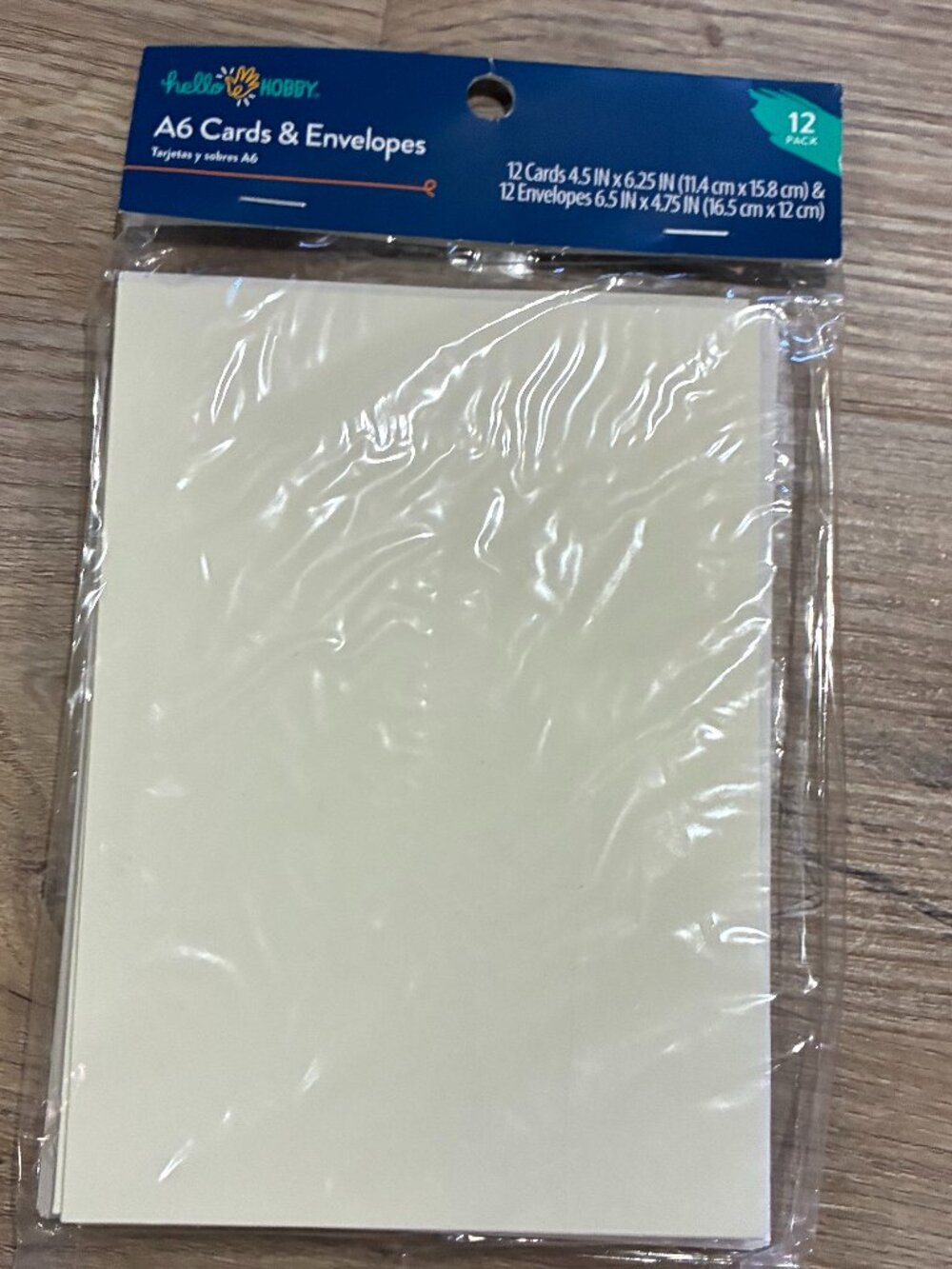 Hello Hobby A6 Blank All Occasion Greeting Cards, with Envelopes 4.25" x 6.25"